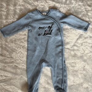 One of a Kind Light Blue Baby One-Piece